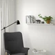 Настінна полиця ІКЕА TROXHULT 110х32 см білий (60401127) - зображення 3