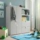 Дитяча шафа ІКЕА SMASTAD / PLATSA 120х42х123 см сірий (s69428896) - изображение 2