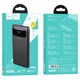 Зовнішній акумулятор Павербанк HOCO J81 10000mAh 22.5W Fast Way Fully Compatible Power Bank Швидка зарядка Black - зображення 6