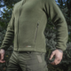 Чоловіча флісова Кофта M-Tac Nord Fleece Polartec з посиленими вставками / Щільна Фліска олива розмір S - зображення 7