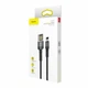 Кабель Baseus Cafule Cable (Special Edition) USB For Lightning 1m Grey/Black (CALKLF-GG1) - изображение 5