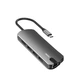 Концентратор Remax RU-U50 Wosan Docking Station кабель USB Type-C OTG, оснащений SD та microSD, 3 портами USB 3.0 та 1 портом типу C довжина 25 см - зображення 1