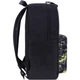 Молодежный черный рюкзак с принтом Bagland Frost 13 л тканевый 454 (00540663) - изображение 2