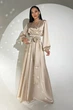 Сукня Jadone Fashion Шик M бежева - зображення 4