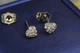 Сережки гвоздики Xuping Jewelry сердечка з камінців 6 мм сріблясті - зображення 1
