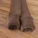 Гольфы заколенки теплые капучино One Size - изображение 5