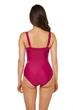Купальник закритий для жінок Aqua Speed OLIVIA Бордовий 40 (200-03-40) - изображение 4