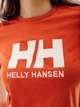 Женская Футболка HELLY HANSEN W HH LOGO T-SHIRT Оранжевый L (7d34112-179 L) - изображение 3