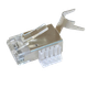 Коннектор мережевий RJ45, STP, cat.6A, 50μ, 1.45мм, зі вставкою Kingda KD-PG8056 - изображение 4