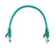Патч-корд 0,25м, UTP, cat.5e, RJ45, мідь, зелений CORD-0.25M-GREEN - изображение 1