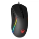 Игровая компьютерная мышь проводная MEETION Backlit Gaming Mouse RGB GM19_2023 12000 DPI RGB подсветка black - изображение 3