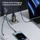 Сетевое зарядное устройство Asometech GaN 65W 1USB+2Type-C Fast Charger Black - изображение 4