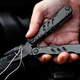 Мультитул многофункциональный Mancheng Hardware PA-31 Black плоскогубцы ножи пилки открывашка отвертки - изображение 2