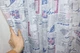 Тюль VR-Textil 767т Лондон Льон Білий з синім 300х250 см (40-485) - зображення 4