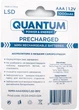 Набор аккумуляторов Quantum Ni-MH з низьким саморозрядом (LSD) AAA 1000 мА/ч 2 шт (0746020702370) - изображение 4