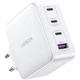 Зарядний пристрій Ugreen Nexode USB-A+3*USB-C 100W GaN Te ch Fast White (CD226/15337) - зображення 2