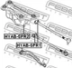 Сайлентблок рычага Hyundai SANTA FE 01-06 задн. мост с двух сторон (Выр-во FEBEST) Febest (HYABSFR1) - изображение 2