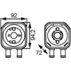 Радіатор масла A4/A6/Golf/Passat/T5 2.4-3.2/1.9D 95-06 MAHLE (CLC164000S) - зображення 1