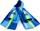 Ласты Aqua Speed TRAINING FINS 7940 синий, голубой, желтый Дет 33-34 - изображение 1