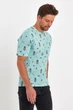 Футболка с принтом Trend Collection 188 бирюзовый 2XL - изображение 5