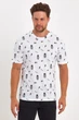 Футболка с принтом Trend Collection 188 Белый 3XL - изображение 4