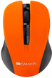 Комп'ютерна миша Canyon MW-1 Wireless Orange (CNE-CMSW1O) - зображення 1