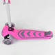 Самокат триколісний 57795 Best Scooter, складне алюмінієве кермо, 4 колеса PU зі світлом, d = 12 см - зображення 5