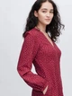 Платье короткое летнее женское Uniqlo 683318419 XS Красное (1159786359) - изображение 4
