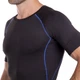 Футболка компрессионная мужская Zelart Lidong Heroe 1103 размер XL (48-50) Black-Blue - изображение 3