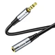 Кабель Aux HOCO UPA20 3.5 audio extension cable 2м, AUX-AUX, Grey - Refurbished - изображение 3