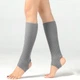 Гетры теплые в рубчик серые One Size - изображение 1