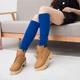 Гетры яркие синие в рубчик One Size - изображение 2