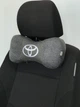 Подушка підголівник EKKOSEAT в машину - трисекційна, сіра. Toyota - зображення 1