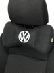 Подушка підголівник EKKOSEAT в машину - трисекційна, чорна. Volkswagen - зображення 2