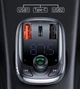 FM трансмиттер Baseus Lokomotive S-13 CCTM-B01 модулятор Bluetooth 2 USB 1 Type-C Черный - изображение 6