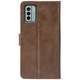 Чохол-книжка Crazy Horse Clasic для Nokia G22 Brown (Front) (48579) - зображення 3