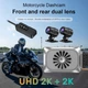 Видеорегистратор мото авто UHD 2K+2К (2160 x 1440) WiFi GPS WDR Картинка в картике MPEG4 Цифоровая стабилизация Ночной режим - изображение 3