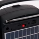 Портативний радіоприймач з ліхтарем та колонкою EPE FP-95-S USB + сонячна панель + MP3-плеєр (Синій) - зображення 2