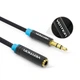 Кабель Vention Audio 3.5 mm M - 3.5 mm F, 2 m, Black (VAB-B06-B200-M) - изображение 8