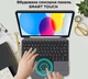 Чехол-клавиатура для планшета Apple iPad 10.9" 2022 (10th gen) AIRON Premium с креплением для стилуса Dark Grey (4822352781095) - изображение 12