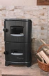 Конвекційна піч (євро буржуйка) Duval EM-5150BL (black edition). - зображення 4
