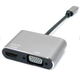 Адаптер ExtraDigital Type-C to HDMI / VGA (KBV1743) - изображение 6
