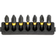 Кассета с битами DeWALT FlexTorq, L = 25 мм, Рh1, Рh2 - 2 шт, Pz1, Pz2 - 2 шт, Pz3 DT70809 - изображение 1