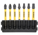Кассета с битами DeWALT FlexTorq, L = 57 мм, Рz1, Рz2 - 2 шт, T15, T20, T25, T30 DT70823 - изображение 1
