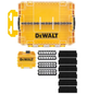 Футляр для бит системы TSTAK Tough Case М DeWALT с футляром 25 мм х 25 шт., разделители-6шт., кассета для бит 7х25мм.-2шт., кассета для бит 7х57мм.-2шт. DT70802 - изображение 4