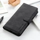 Чохол-книжка з застібкою KHAZNEH Retro Wallet для Xiaomi 14 Ultra - Black - зображення 6
