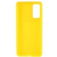 Силіконовий (TPU) чохол Deexe Matte Case для Samsung Galaxy S20 FE (G780) - Yellow - зображення 3