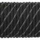 Паракорд светоотражающий Type III 550 (Paracord) 4 мм черный 001L 10 м. - изображение 1