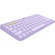 Клавіатура Logitech K380 Multi-Device Bluetooth UA Lavender Lemonade (920-011166) - изображение 2
