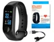 Фітнес-браслет Чорний з кольоровим екраном M3 Fit Original Smart Bracelet YOHO (SN9QI13047) - зображення 3